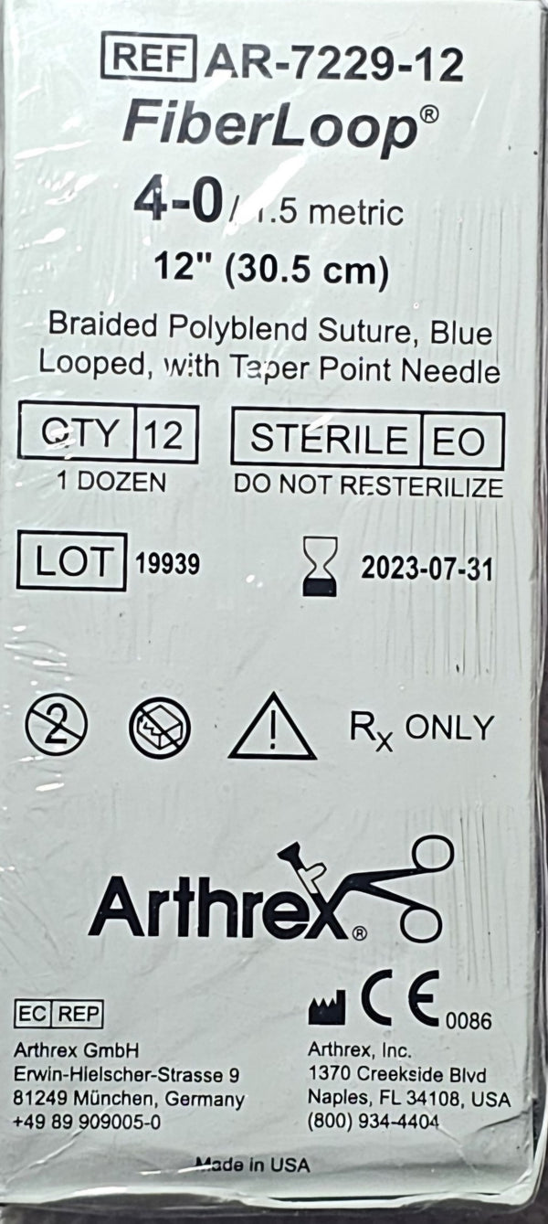 Non-Absorbable Sutures (12ct. Box) - Still suitable for practice beyond the expiration date