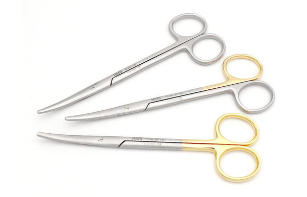 Metzenbaum Scissors - Silver & Gold - Curved or Straight.